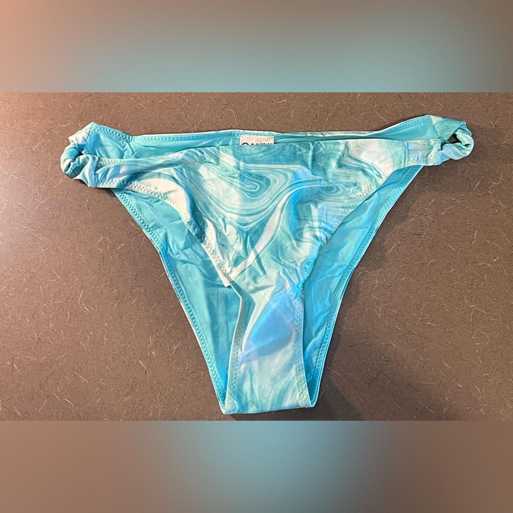 GANNI Swim Bottom Women's Bachelor Blue Bottom EU Size 40-US Size 8/10 NWT